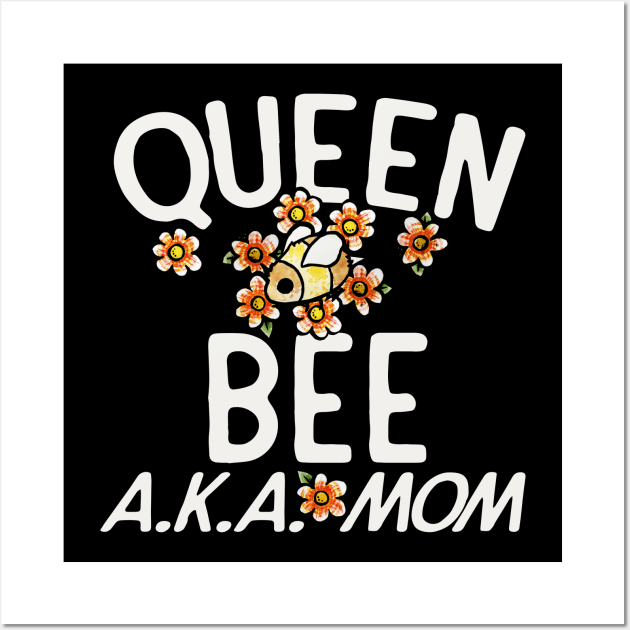 Queen Bee AKA MOM Wall Art by bubbsnugg